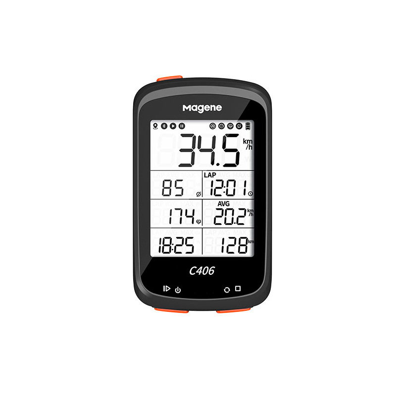 magene C406 lite waterproof cycle smart cycling mountain bike light gps computer for bicycle set kit with maps app backlight