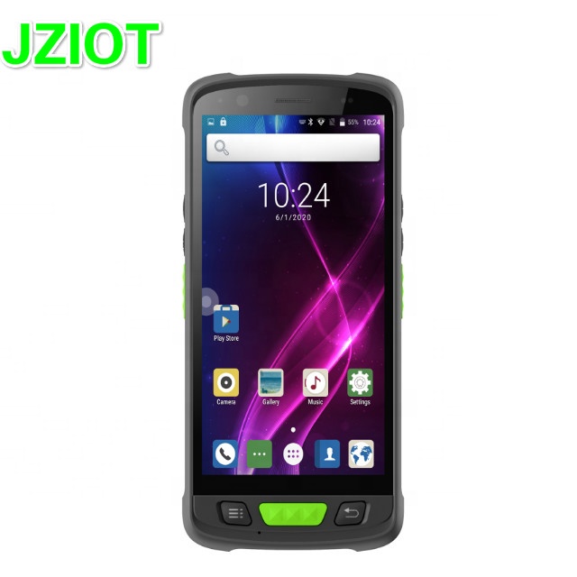 Портативный прочный сканер штрих-кода JZIOT V9000P 1D 2D, считыватель телефонных терминалов, промышленный Android PDA