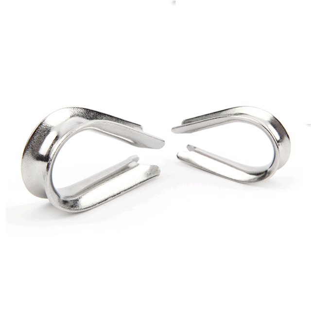 Stainless Steel Wire Rope Thimbles Winch Thimble Commercial Type In Stock