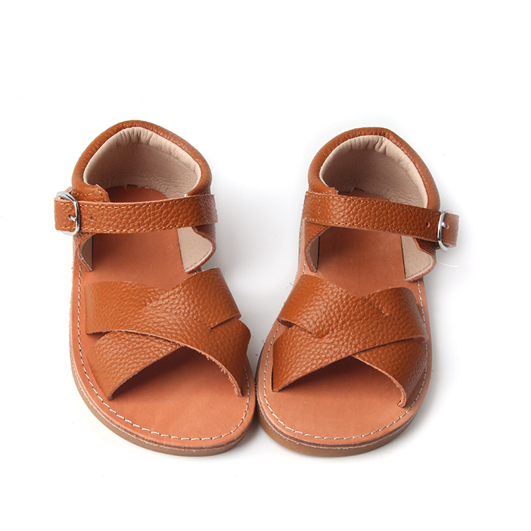 Mix Colors Hard Rubber Soles Lovely Shoes Handmade Wholesale Kids Sandals
