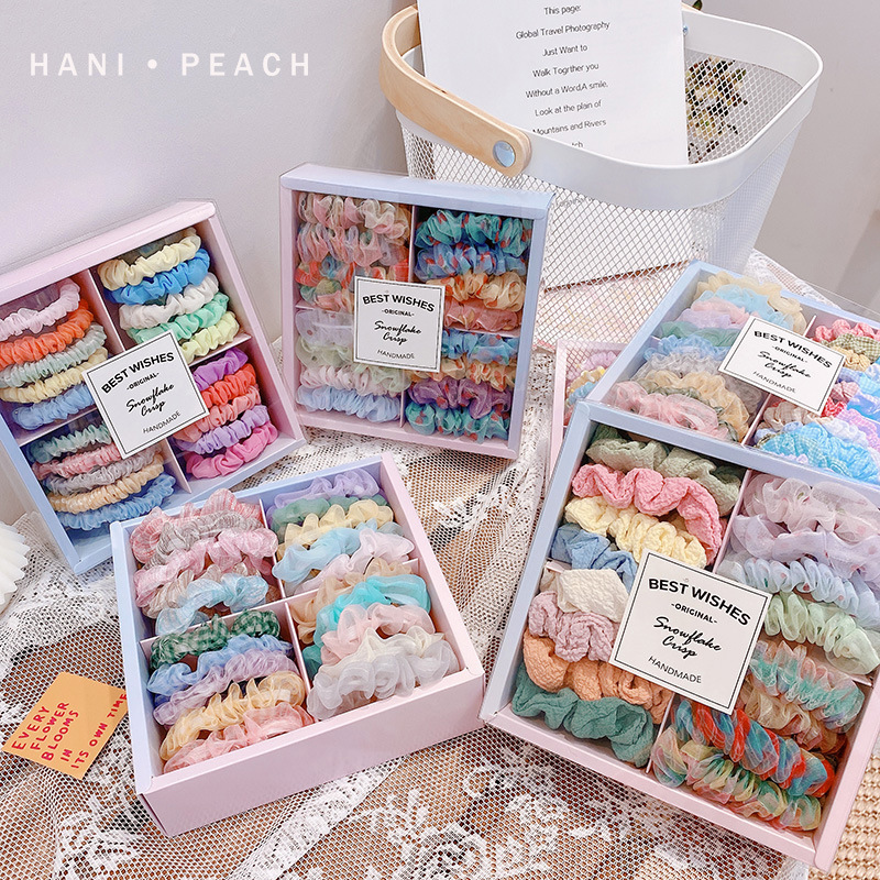 Резинка для волос Scrunchies, яркие цвета, эластичная резинка для волос, Осень-зима, Женские аксессуары для волос «конский хвост», резинки для волос для девочек, подарок