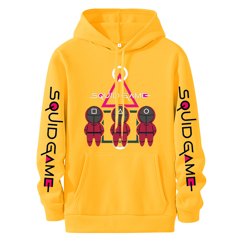 Squid Game Hoodie Cosplay Costumes Sweatshirt Hip-Hop Autumn Winter Hoodies Men Women Pullovers Suit Outfit Tracksuit Clothes