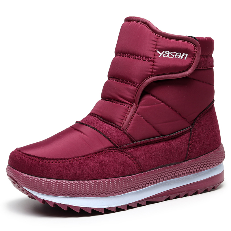 Women snow boots platform winter boots fo women thick plush waterproof non-slip boots fashion winter shoes warm fur botas mujer