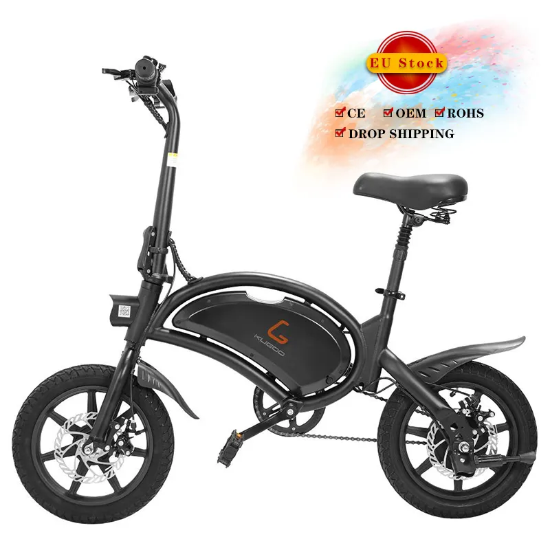 Fast delivery time KUGOO KIRIN B2 Electric Bike travel bicycle 48V 45KM/H ebike 400W 14inch Pneumatic tire for adults