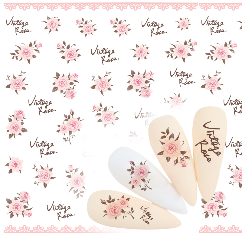 New Arrival Best Price Fast Shipping Free Sample Water Decals Nail Art Stickers