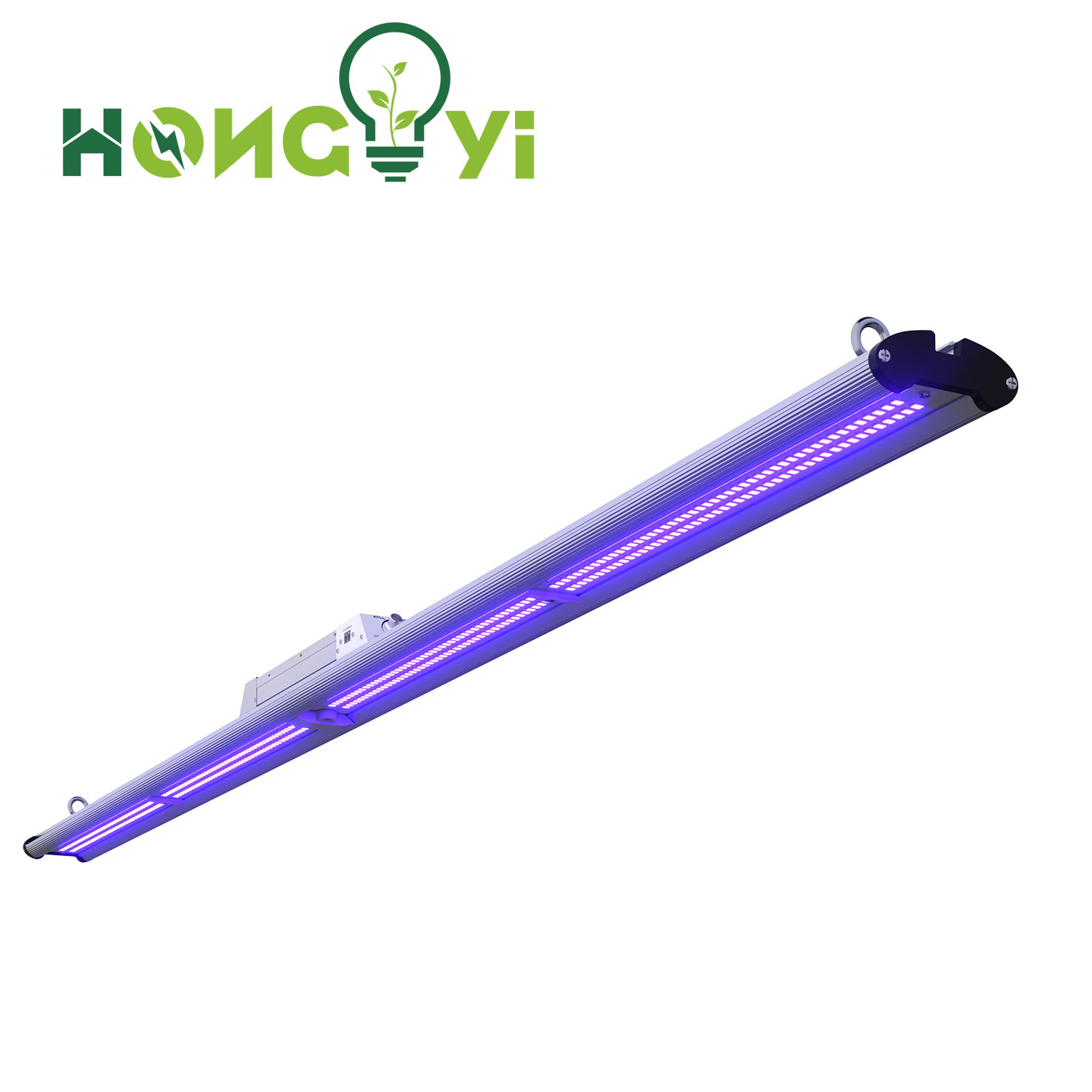 Manual Dimmer LED Grow Light 30W 2FT UVA/UVA+UVB Spectrum Bar Light for Planting