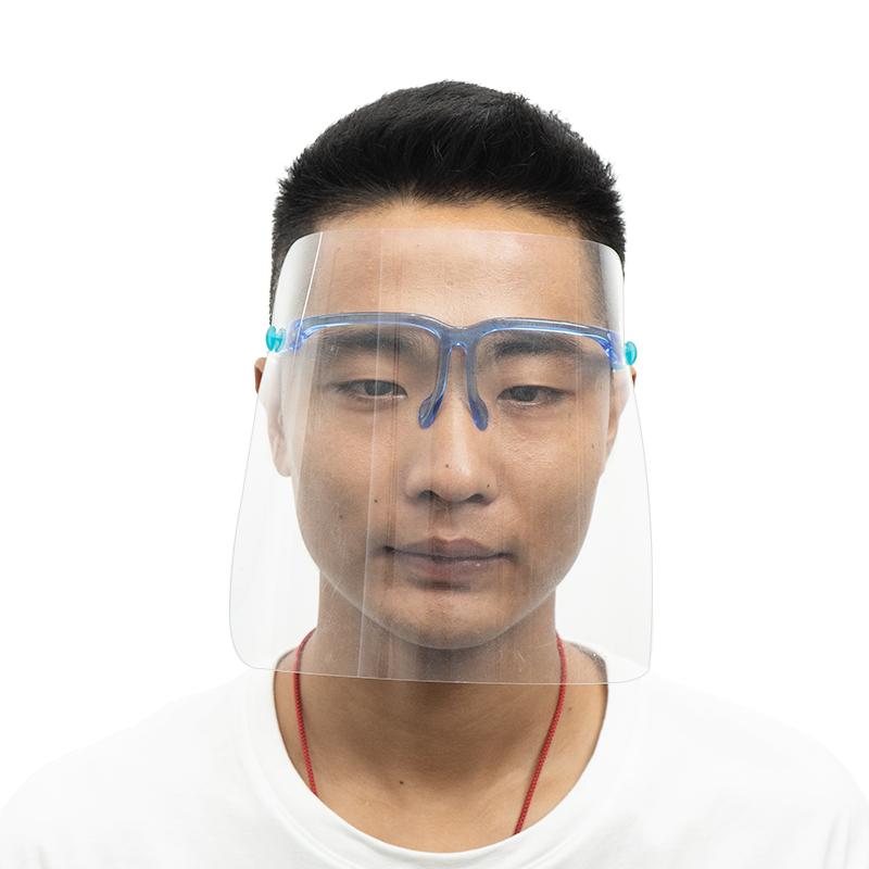 Full Face Anti-fog Face Shield And Transparent Safety Face Mask Glasses Frame Visor