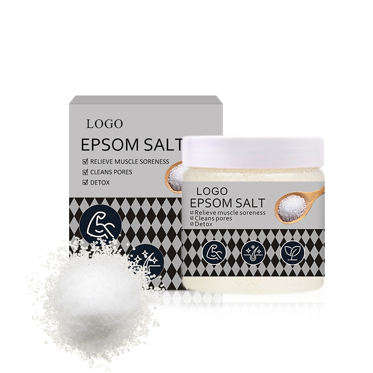 private label natural crystal epsom salt soaking vitamin C essential oil scented epsom salt