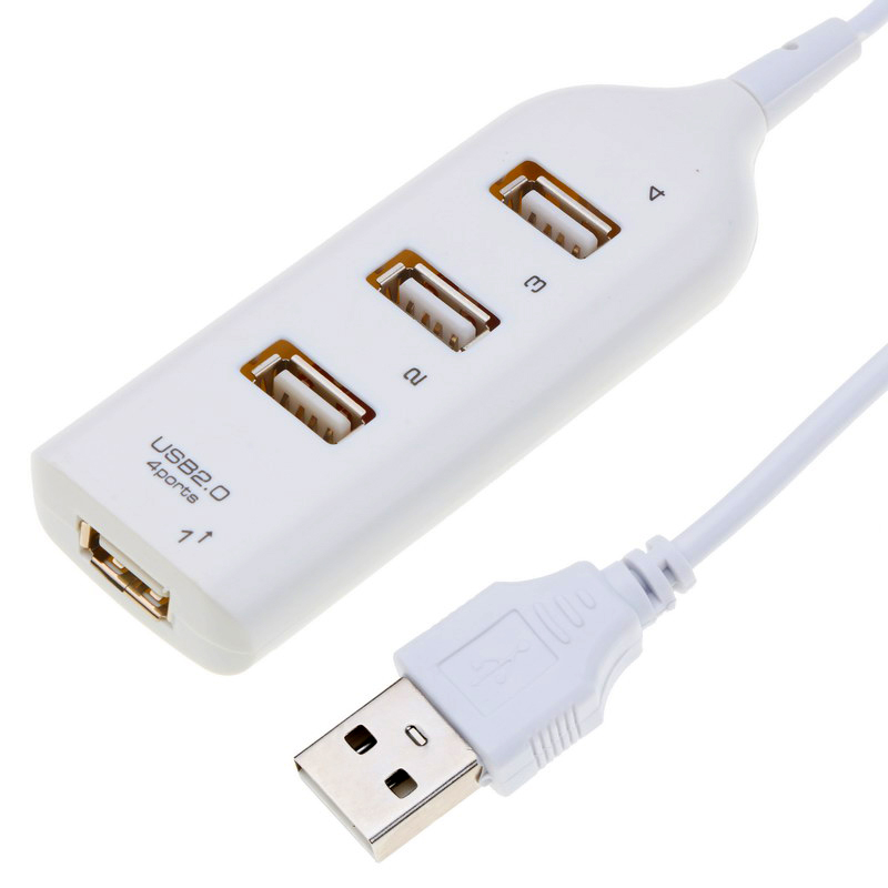 Usb-концентратор 4-портовый USB разветвитель мульти концентратор панель расширения адаптер для ПК настольных компьютеров и ноутбуков аксессуары черный/белый