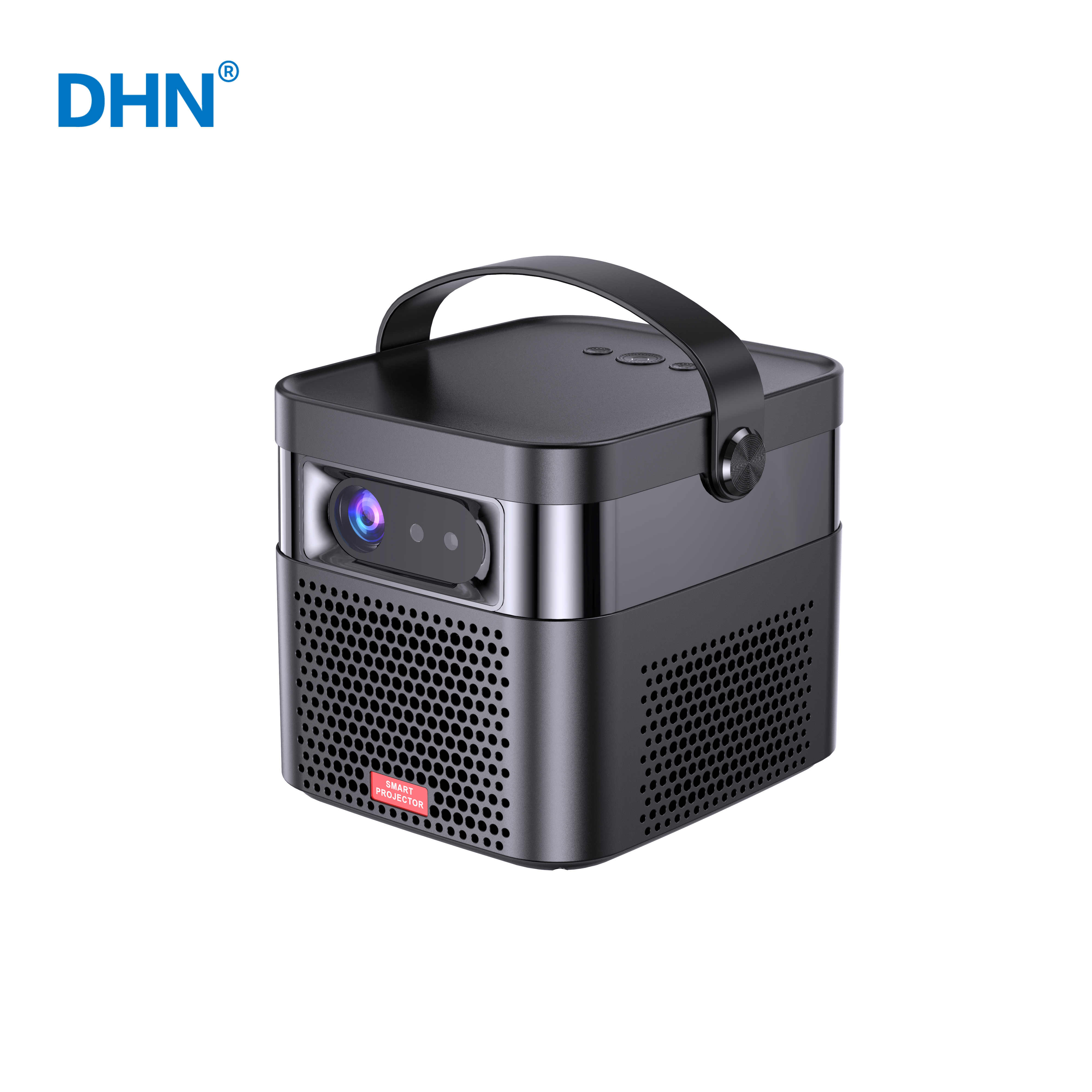 Портативный видеопроектор DHN, 4500 лм, Wi-Fi, Led, 1080p, 4k, DLP, портативный HD мультимедийный проектор, проектор