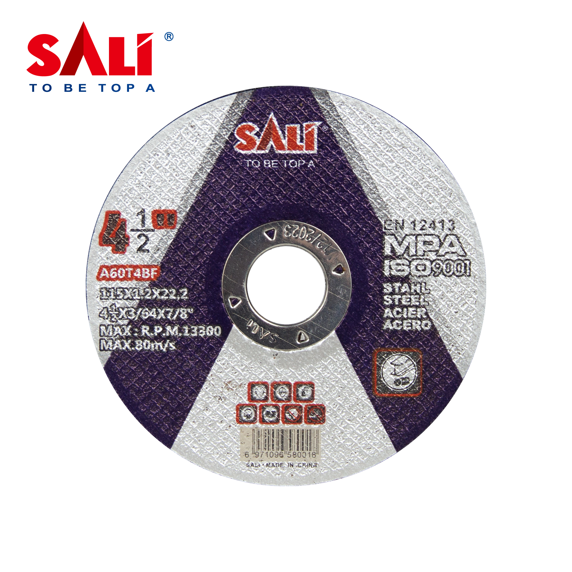 SALI 115x1,2x22,2 мм абразивное металлическое режущее колесо