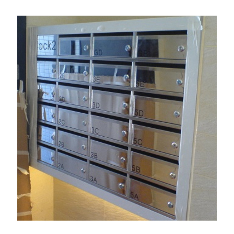 SUS304 Post Mailbox Letter box For Apartment Garden Parcel Post Box