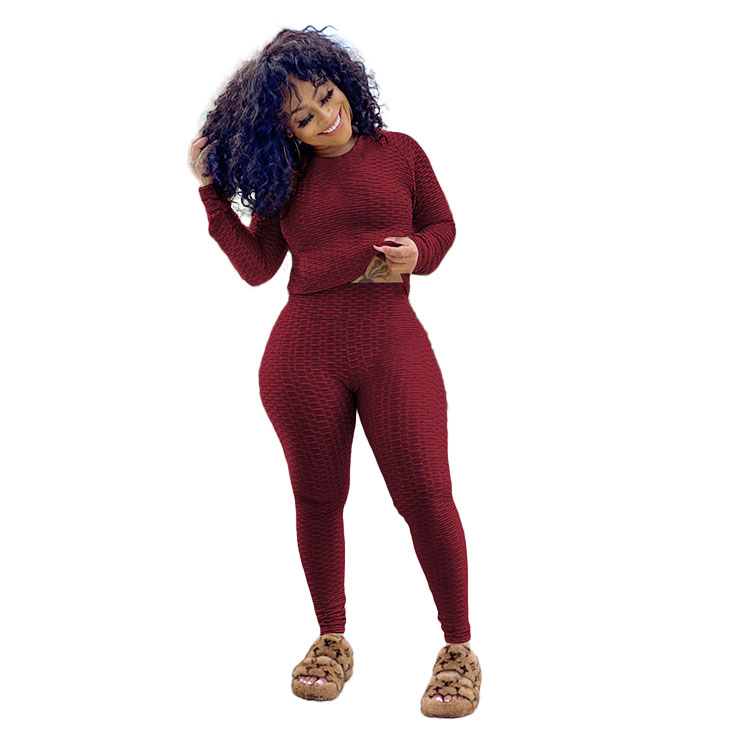 New Arrivals Womens Winter Clothes Tracksuits Long Sleeve 2 Piece Pants Set Fashion Clothing For Women