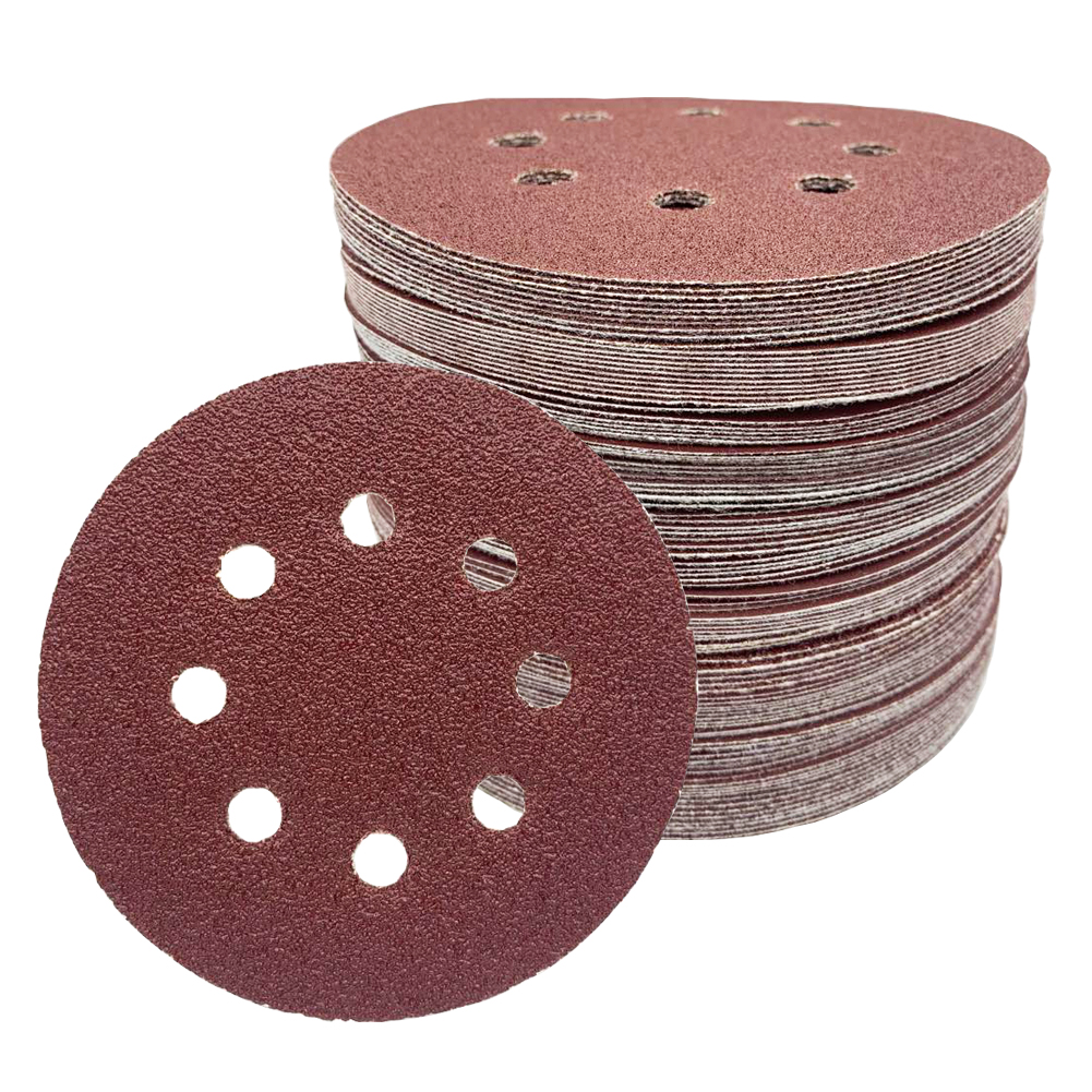 5-Inch 8Hole Hook and Loop Abrasive Sanding Disc Sandpaper Pads 800 1000 1200 1500 2000# grit Size for Power Random Orbit Sander