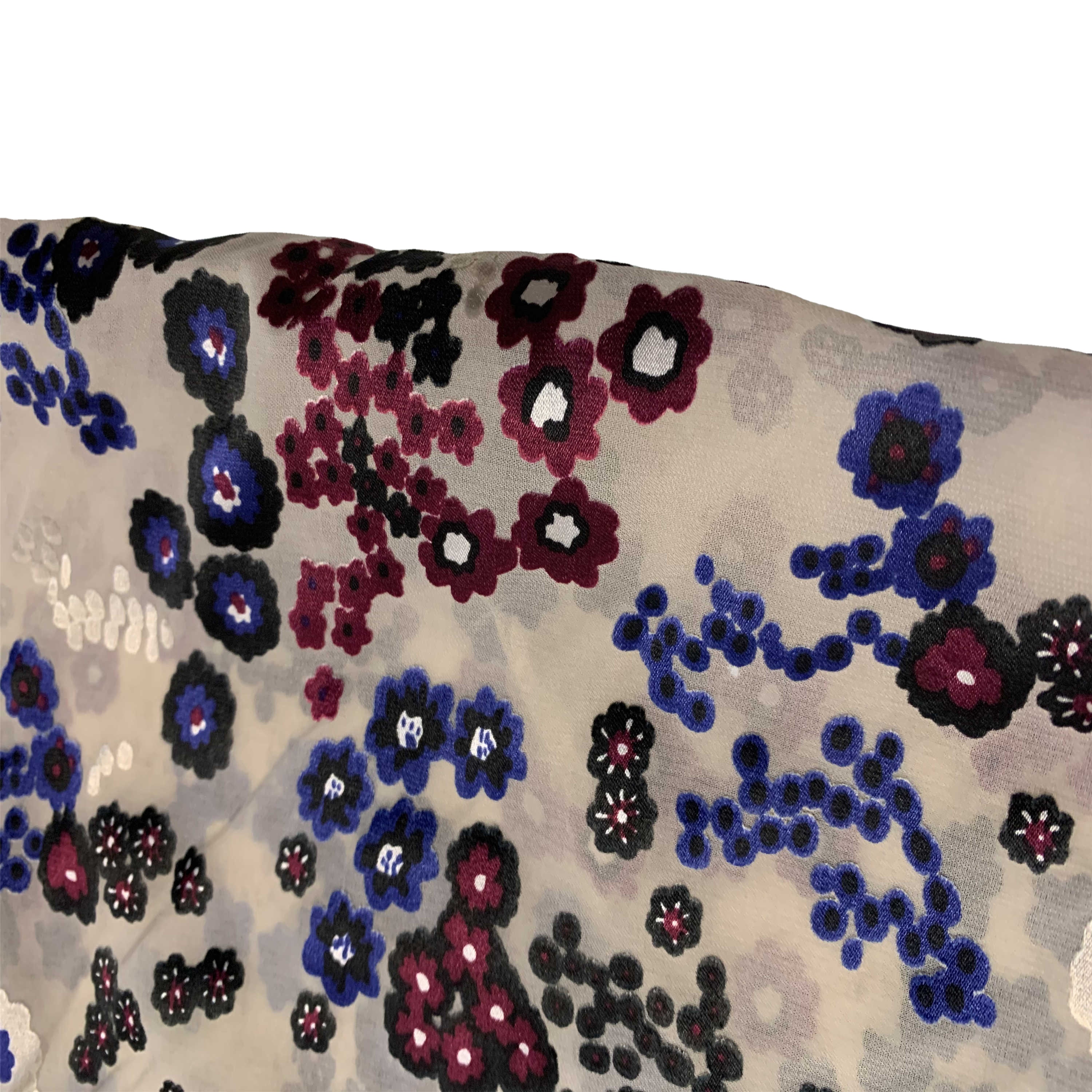 Fashion popular textile printed spun rayon nylon fabric can be customized texture is soft