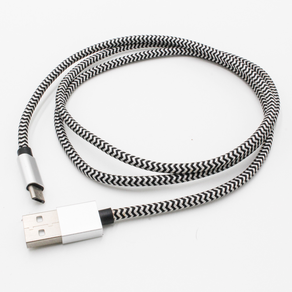 Высокое качество, хорошая продажа, нейлоновый Плетеный USB кабель для Micro USB/