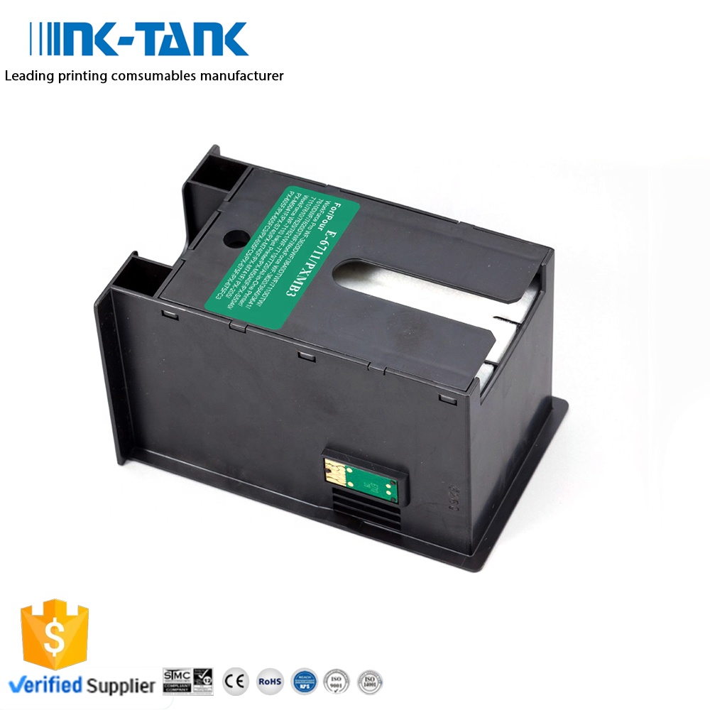 INK-TANK 6711 T6711 C13T671100 PXMB3 совместимый чернильный обслуживания Коробка для Epson workforce WF 7610 7620 WF-3640 мусорный бак