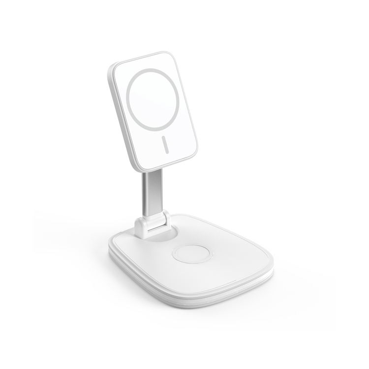 Charge multiple devices simultaneously wireless charging station 4 in 1 15W dock fast charger compatible for Qi-Enabled phones