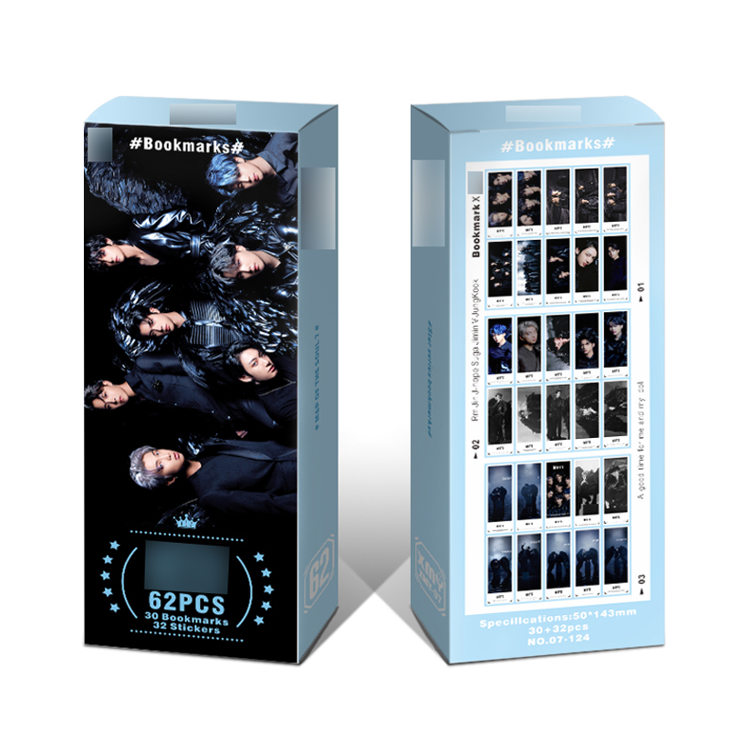 2020 новые Kpop Bangtan Boys Soul 7 закладок 30 шт. бумажных закладок с наклейками