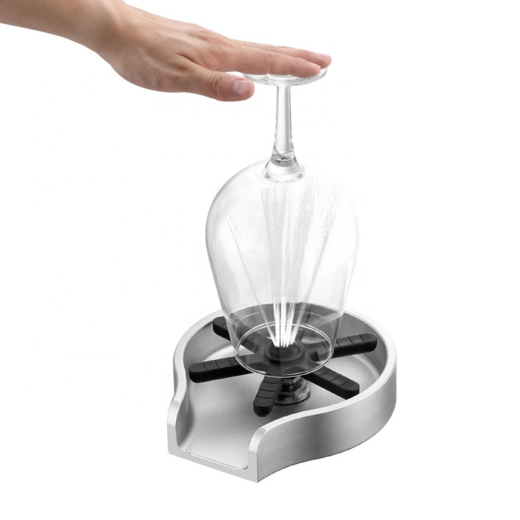 Automatic Cup Washer Glass Rinser Cleaning Tool for Kitchen Sinks Bar Coffee Shop Washer Cleaner Glass Rinser Bar Glass Rinser