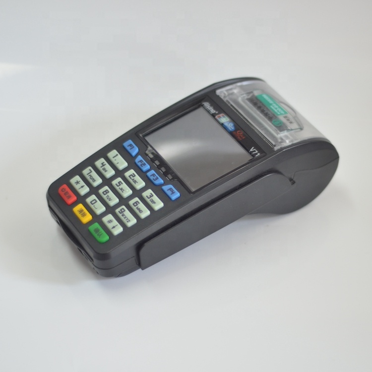 Портативный Pos-терминал NFC POS беспроводной мобильный терминал GPRS/3G EFT POS V71 устройство