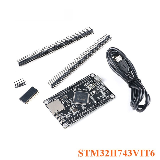 Макетная плата STM32H743VIT6 STM32H7, системная плата STM32, основная плата M7, TFT-интерфейс с USB-кабелем