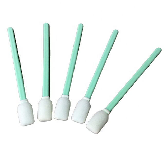 Hot-selling Factory Supply Disposable Cleaning Swab Sticks For Solvent Format Inkjet Printer Foam Tip PP stick swab