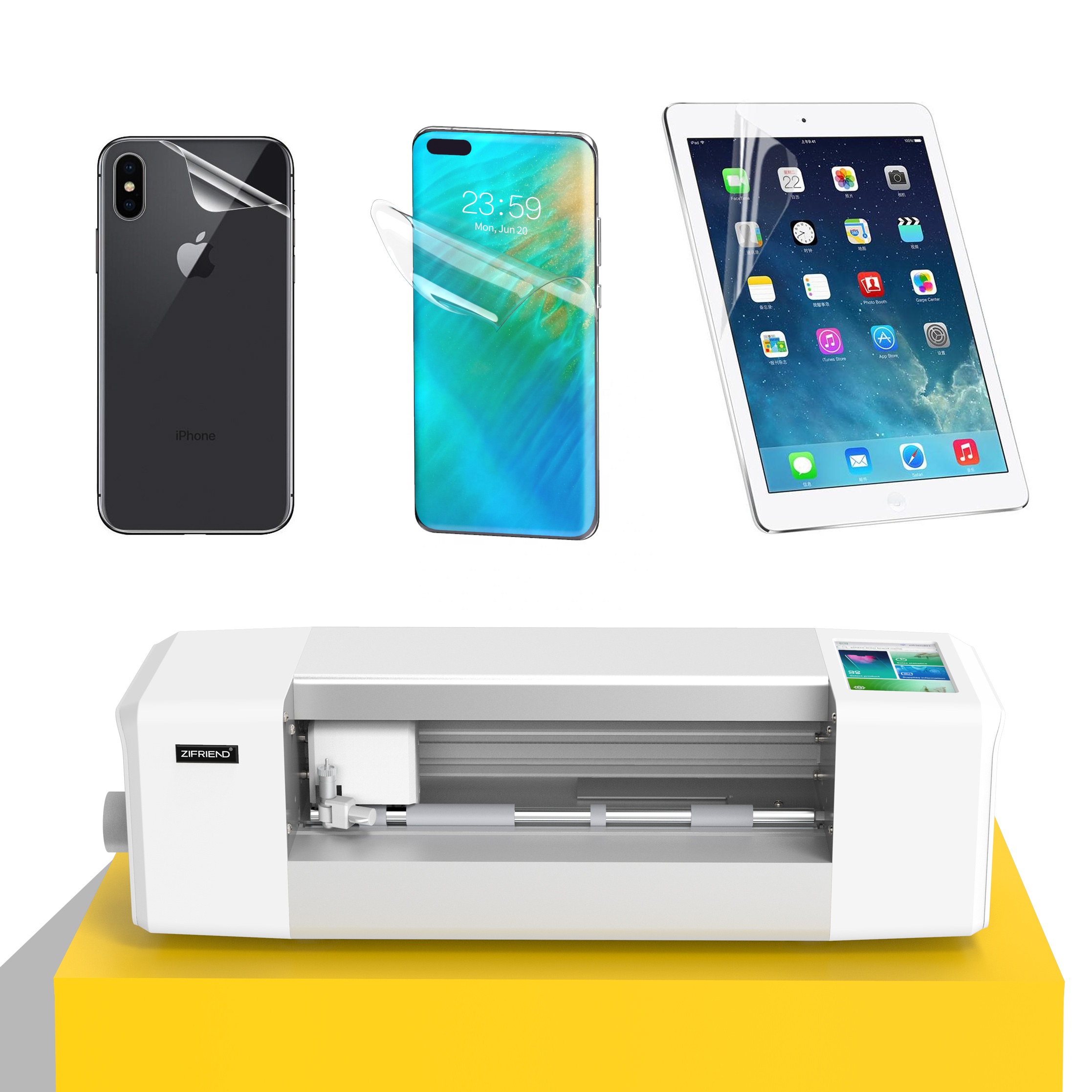 HanShang Mobie Phone TPU Hydrogel Film Plotter Cutter Screen Making For Iphone 11 Pro Max Cutting Machine