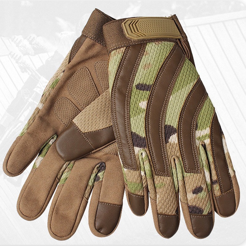 Lower MOQ US Army Tactical Gloves Touch Screen Full Finger Cycling Gloves Motorcycle Hunting Airsoft Shooting Combat Gloves