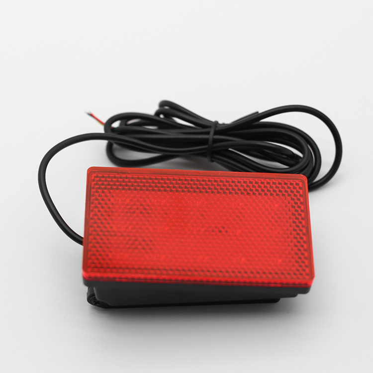 OEM super bright auxillary led car reverse light 12v 24v square red black housing color led reversing light