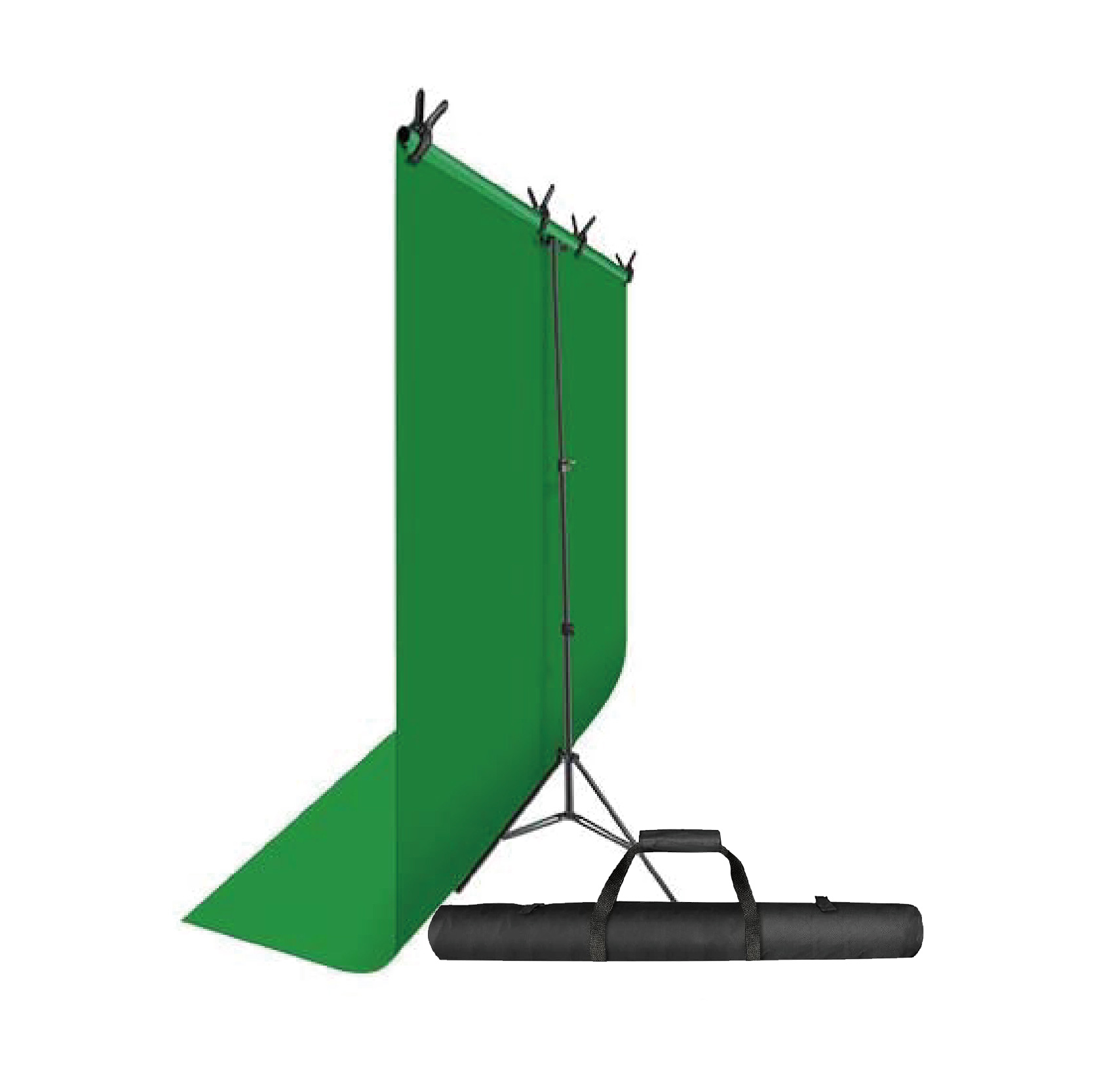 Hot sales T-shape business seamless camera photo backdrop green video photography studio props background stand