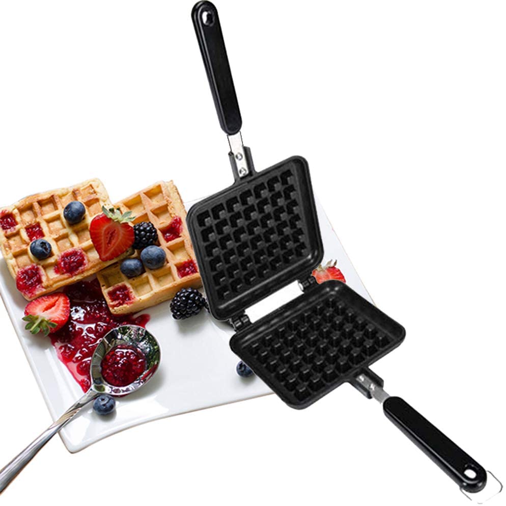 Amazon Top Seller Eco-friendly Kitchen Gadgets Portable Iron Baking Tools Non-Stick Waffles Maker Mold Household Kitchen
