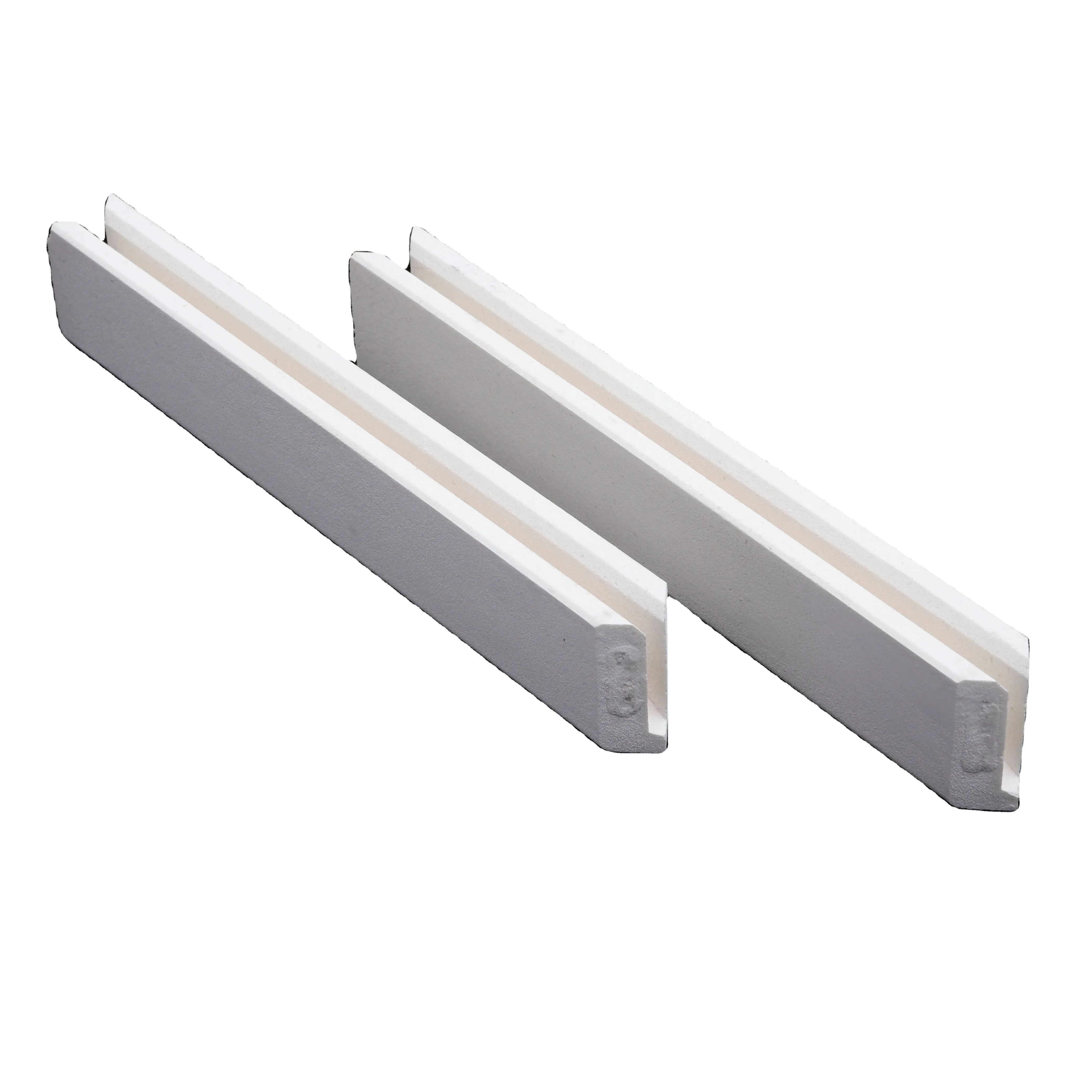 electronic insulated alumina ceramic machinery rail guide Ceramic Guide Parts for Ceramic Rail Orbit Slide Heat Tempering Anneal
