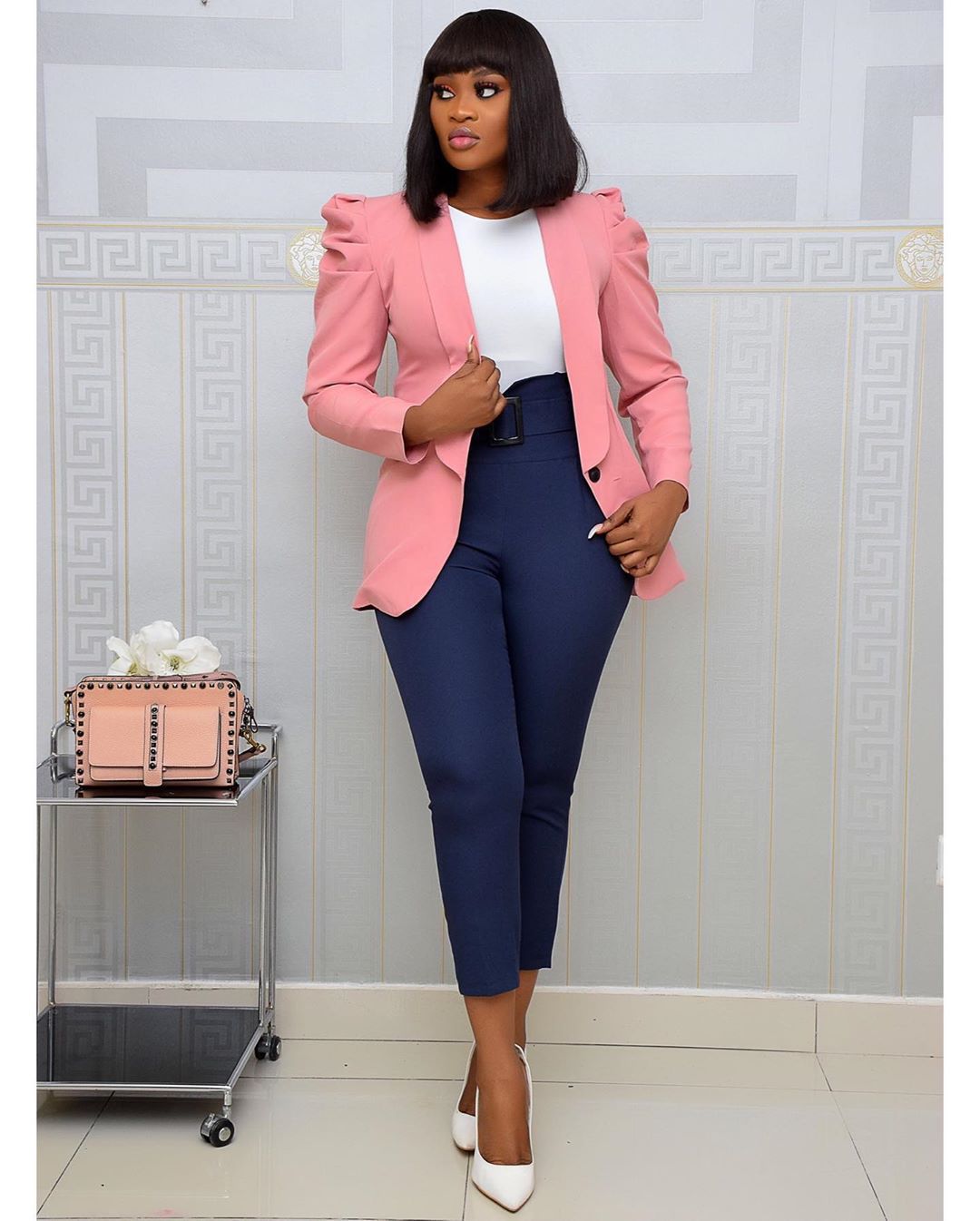 2021 Hot Sale Fashion Ladies Blazer Suit Custom Solid Color Poylester Casual Short Set Woman Blazers