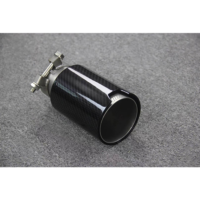 For BMW 1234 series universal carbon fiber exhaust pipe nondestructive modification exhaust tips