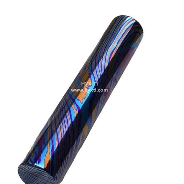 Титановые Дамасские стержни и стержни Timascus Mokuti на заказ