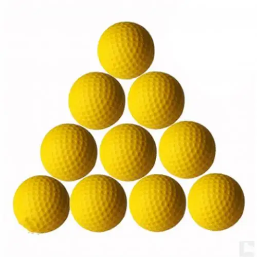 Custom Logo Color Realistic Feel And Limited Flight Pu Foam Golf Practice Training Golf Balls