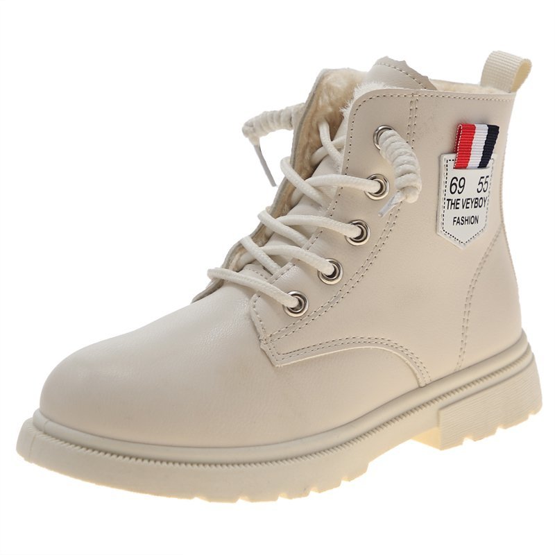 Zapatos buty Baby Girl Shoes Wholesale Casual martin shoes winter high top for kids Fashion winter shoes Fur lining