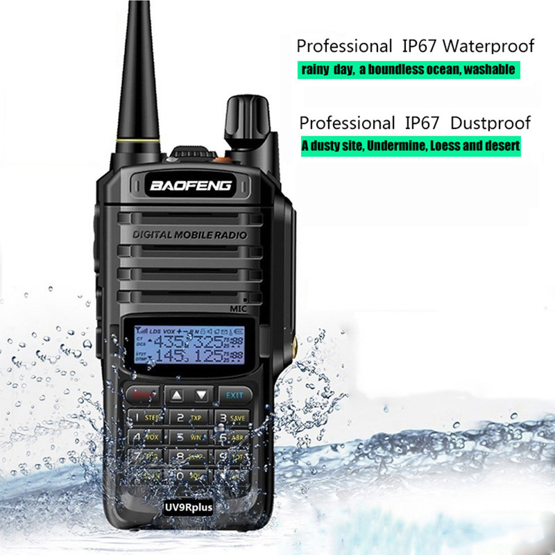 Высокомощная UHF VHF Baofeng UV 9R Plus рация двухсторонняя радиосвязь