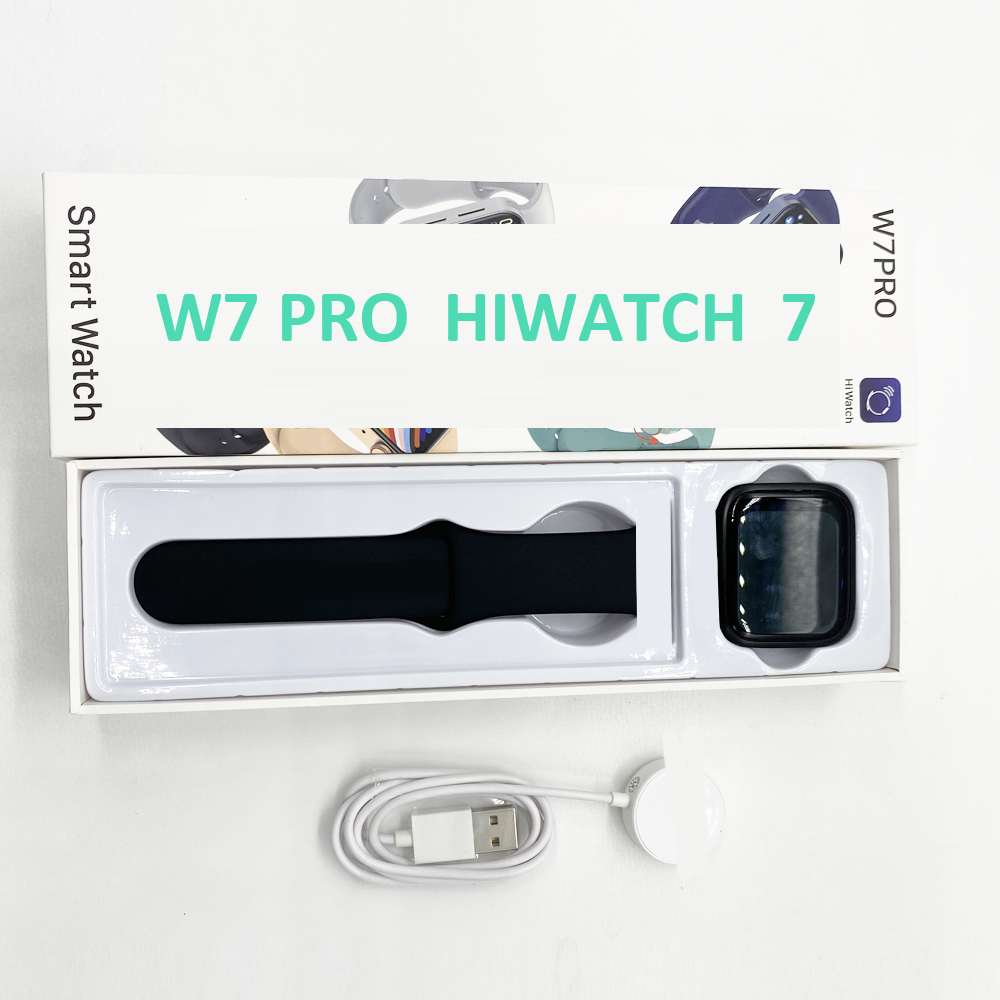 W7pro Wireless Charging Bt Dial Intelligent Latest Smart Watch 2021 SmartWatch W7 Pro series7 watch7 smartwatch 7