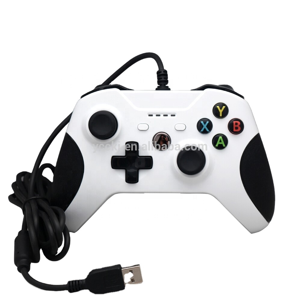 Белый проводной контроллер для xbox one/one s/PC игровой консоли с USB кабель 3,5 мм аудио разъем