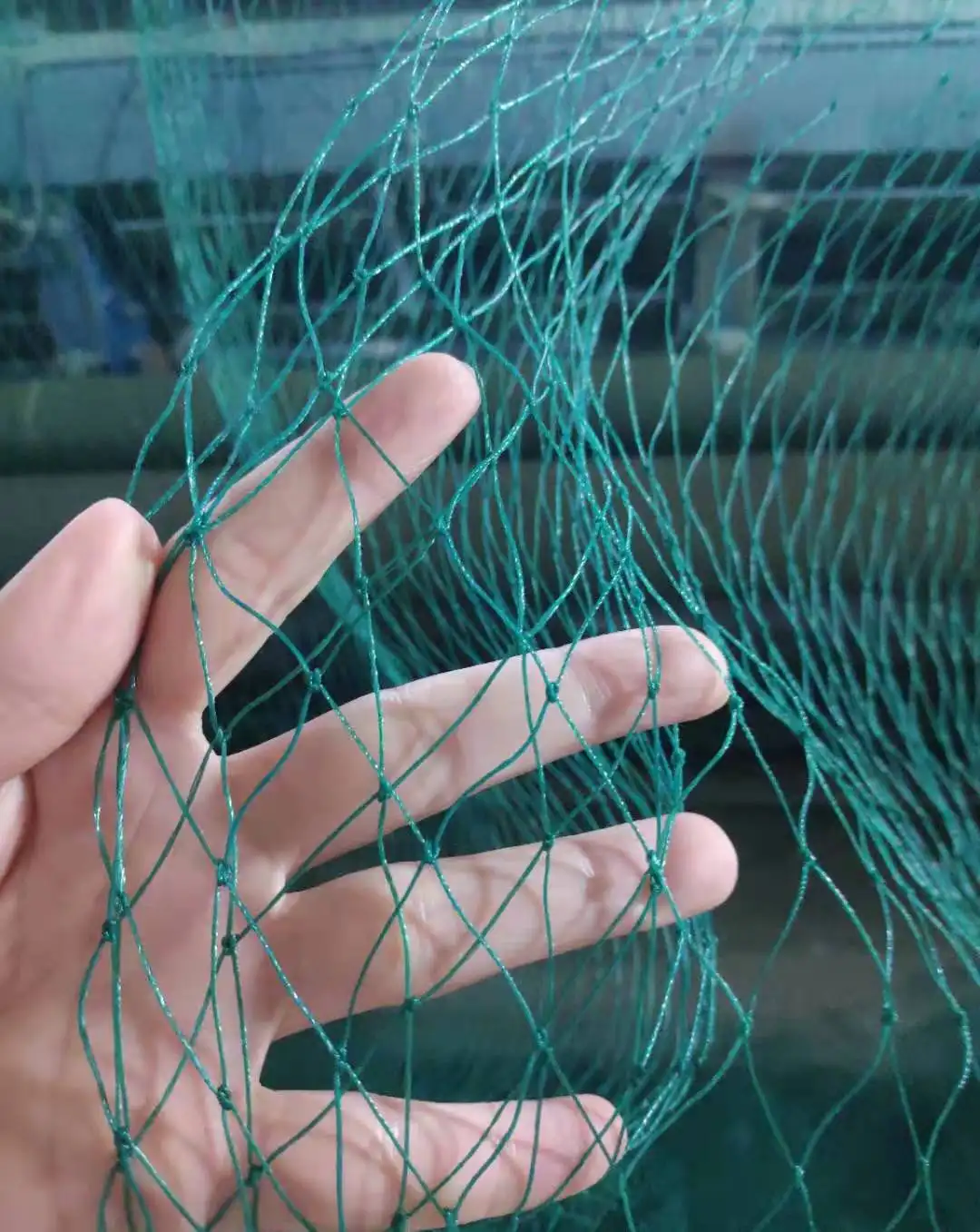 380D nylon HDPE Multifilament Twist Knotted fishing net farm cage