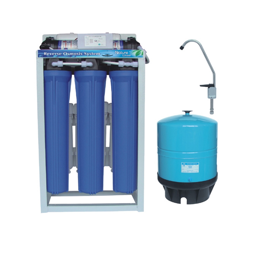 Fully Automatic Central water Purifier Machine With 800G Reverse Osmosis water Filter Membrane 20 Inch Housing