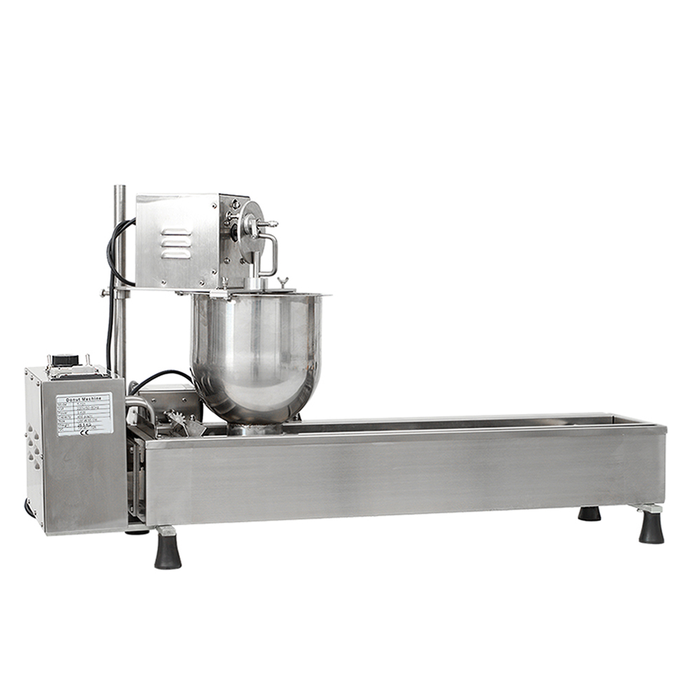 High Quality Donut Making Machine 2 Rows Auto Doughnut Maker With 3 Sizes Moulds Stainless Steel Auto Donuts