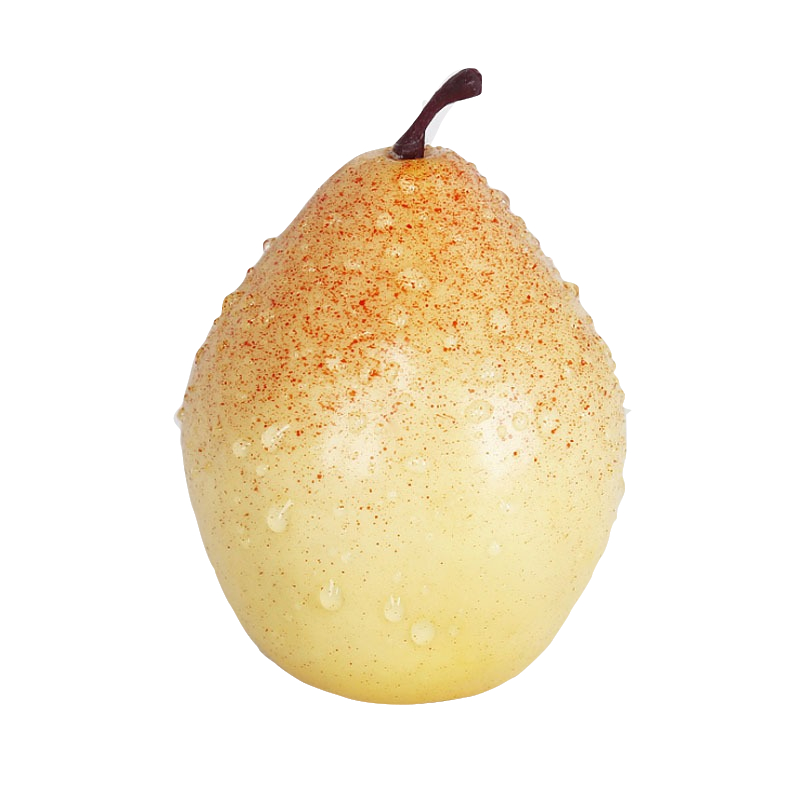 Faux Pear Artificial Fruits Vivid Pear for Home Fruit Shop Supermarket Desk Office Restaurant Decorations