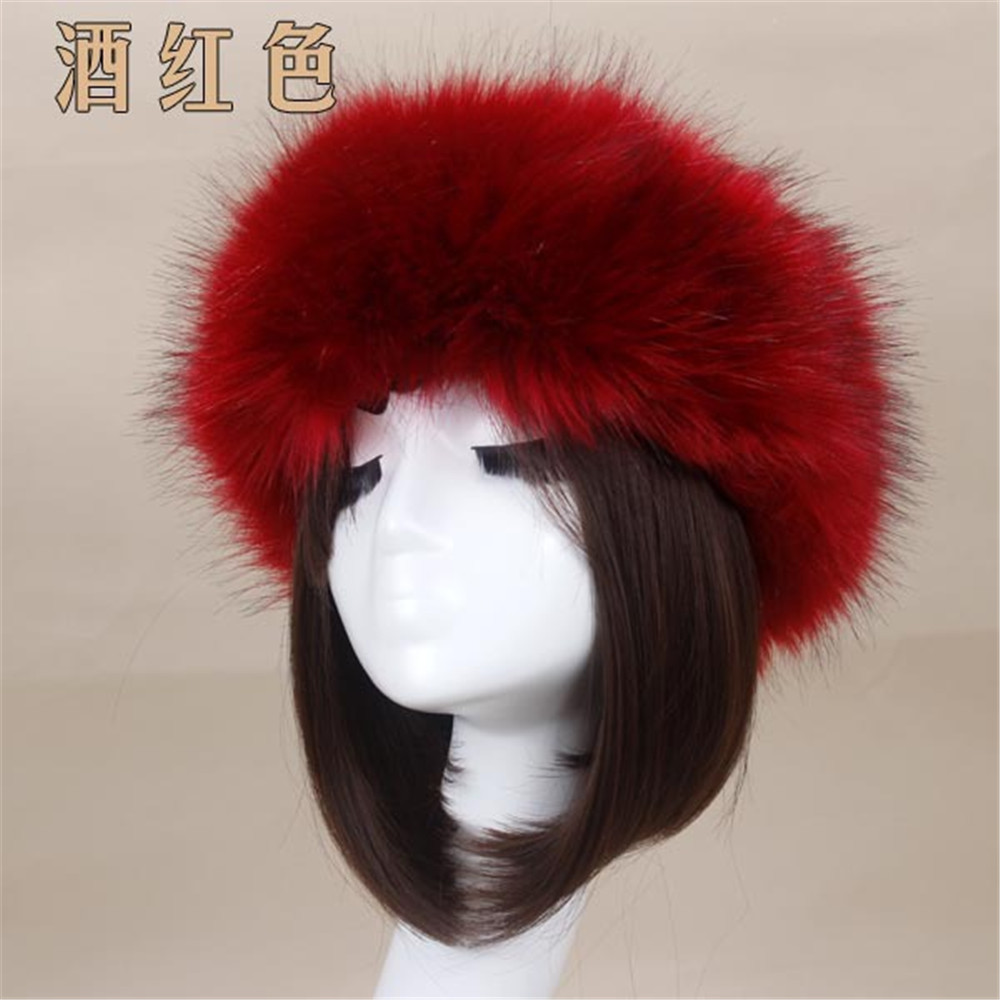 Fashion Winter Warmer warm ladies womens Women's Hairband Wholesale faux fur designed headbands fur headband