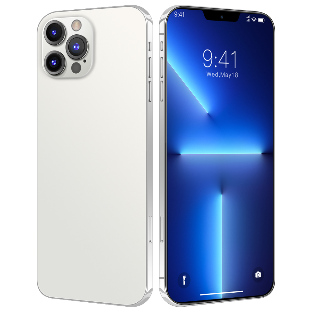 I13 PRO MAX 6.7inch 16MP+32MP 12GB+512GB Mobile Android Smartphone 10 Core Full screen Cell Phones Large Capacity Battery