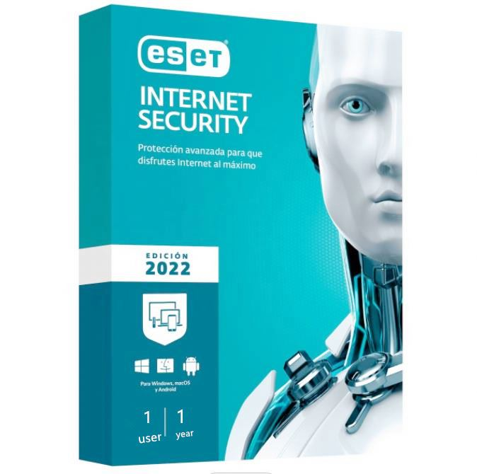 ESET интернет-безопасность 1 год 1 шт. ESET NOD 32 для ПК/MAC антивирусное программное обеспечение