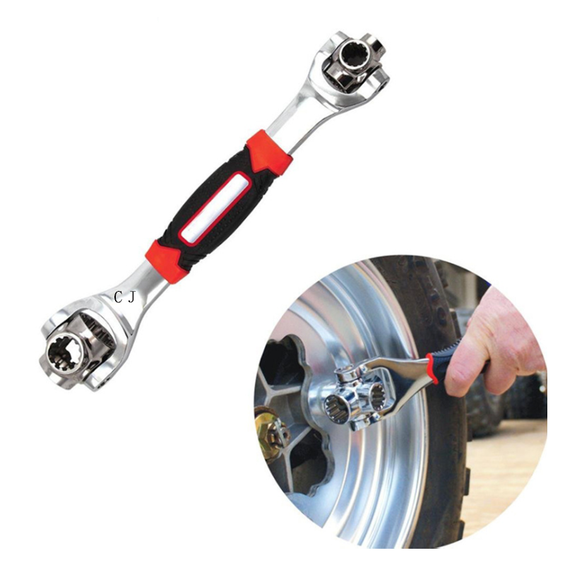 double end combination wrench set vehicle multi purpose wrench spanner tool sets with cloth bag packing Allen Wrench Set