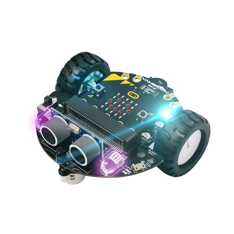 Обучающий умный робот-автомобиль yamboom Tiny:bit, совместим с BBC Micro:bit V2/1,5, плата для детей